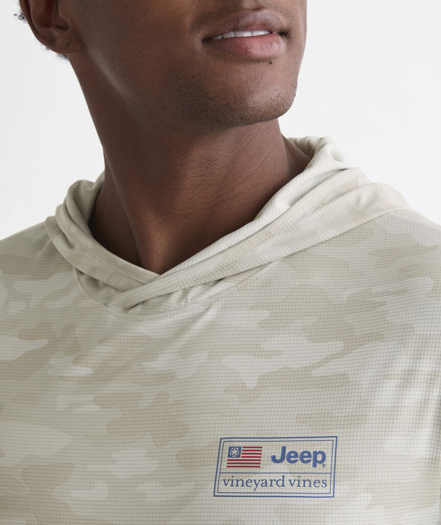 Jeep Collection Sun Tech Hoodie Tee