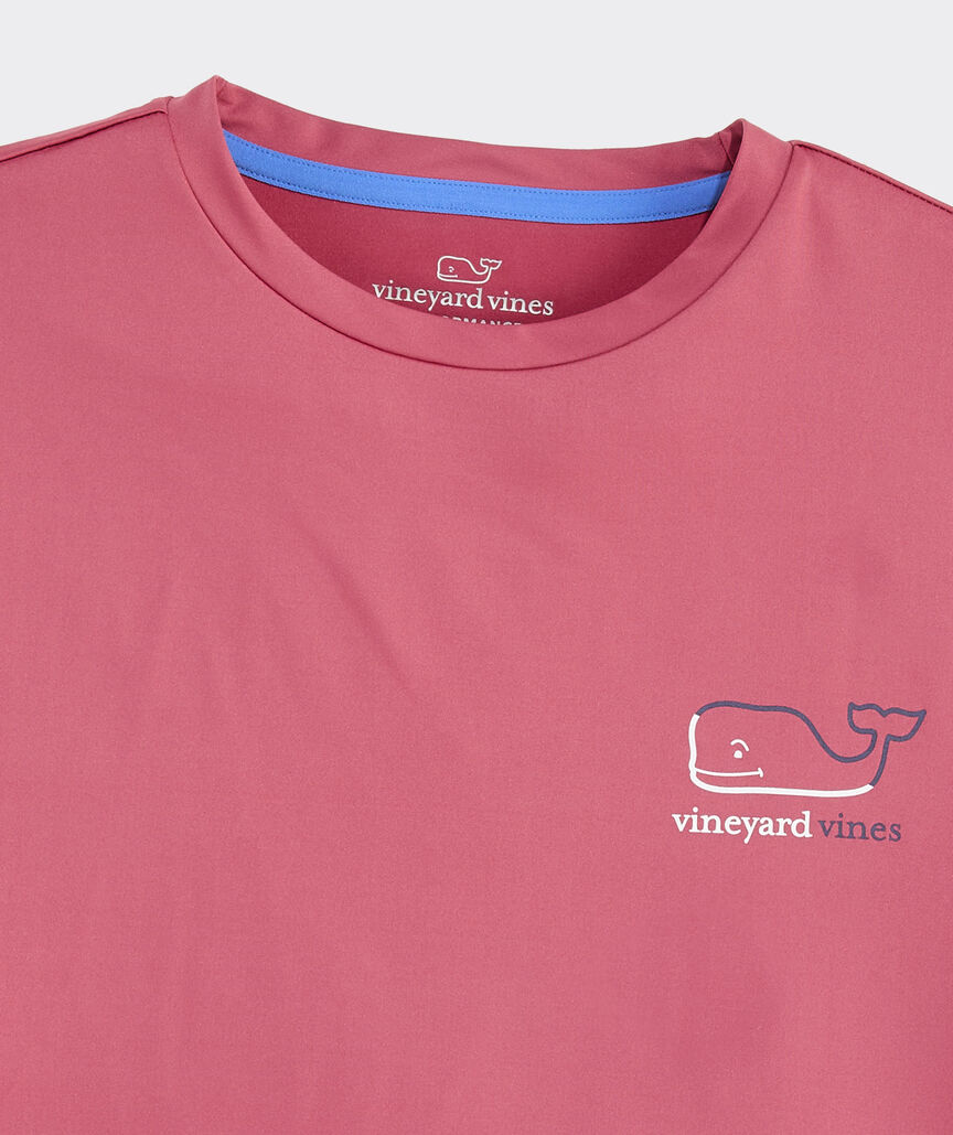 Performance Burgee Whale Short-Sleeve Harbor Tee