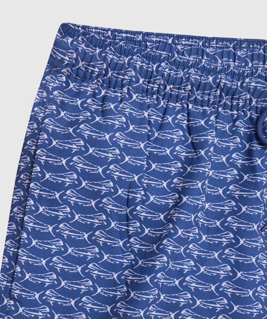 OUTLET 5 Inch Dolphin Chappy Swim Trunks