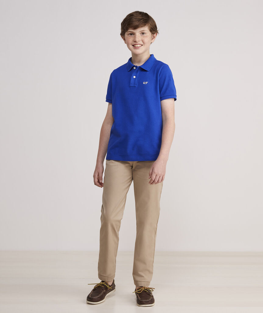 Boys' Heritage Pique Polo