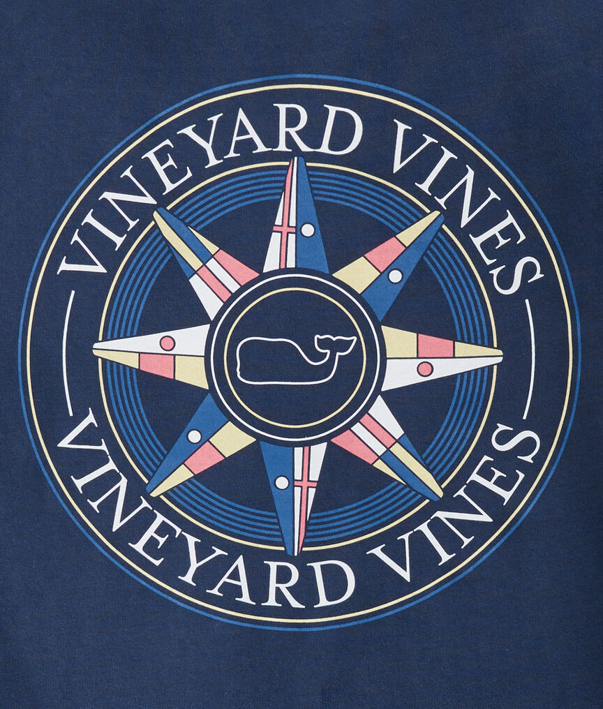 Shop Burgee Compass LongSleeve Pocket Tee at vineyard vines
