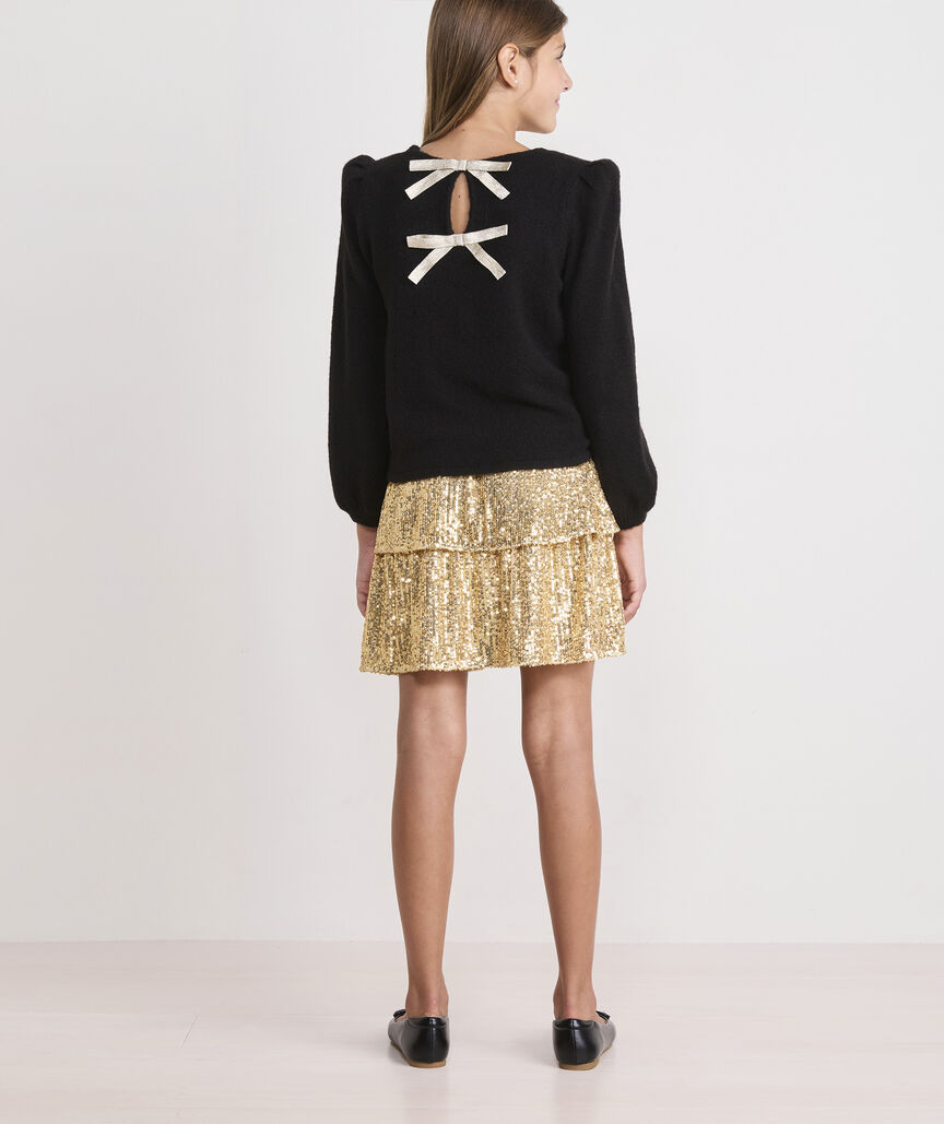 Girls' Sequin Tiered Skirt