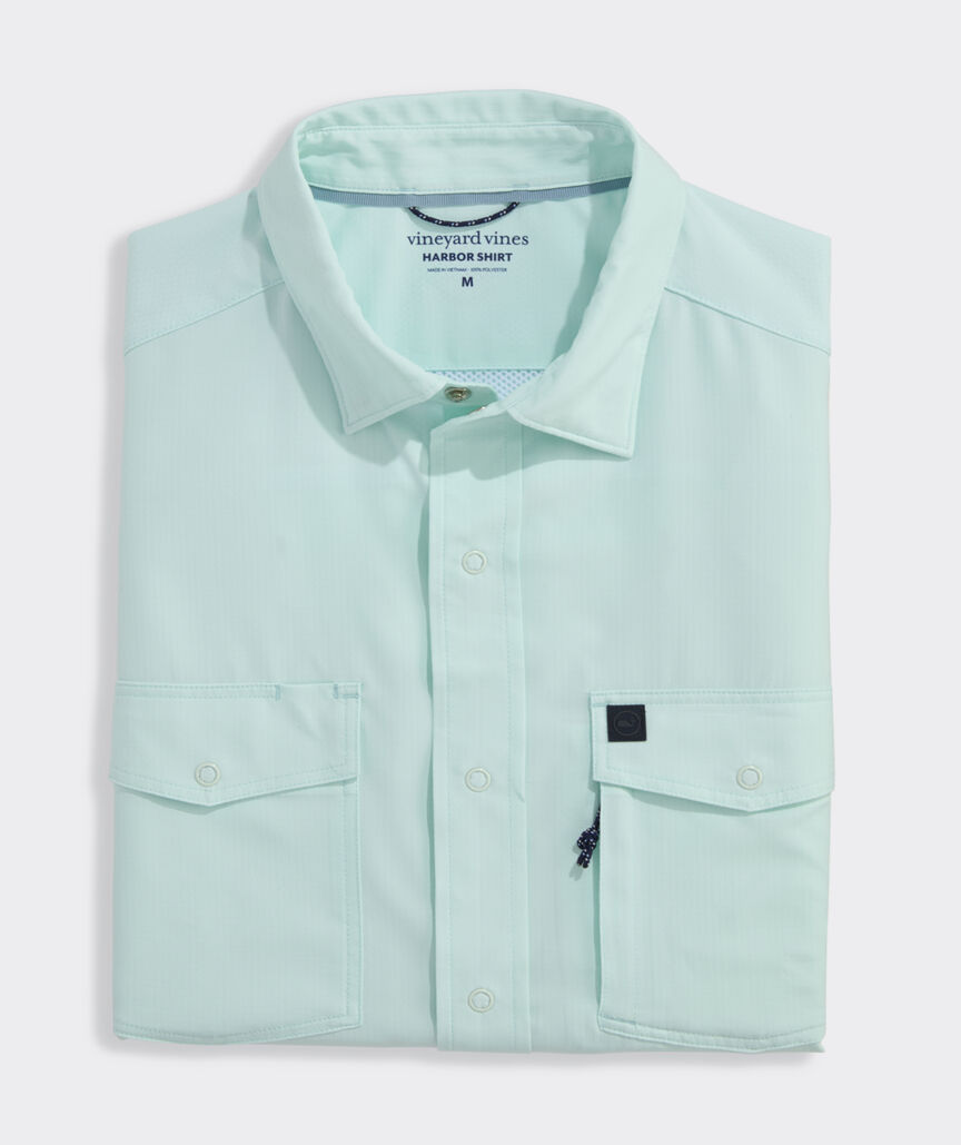 Performance Masthead Solid Short-Sleeve Harbor Shirt