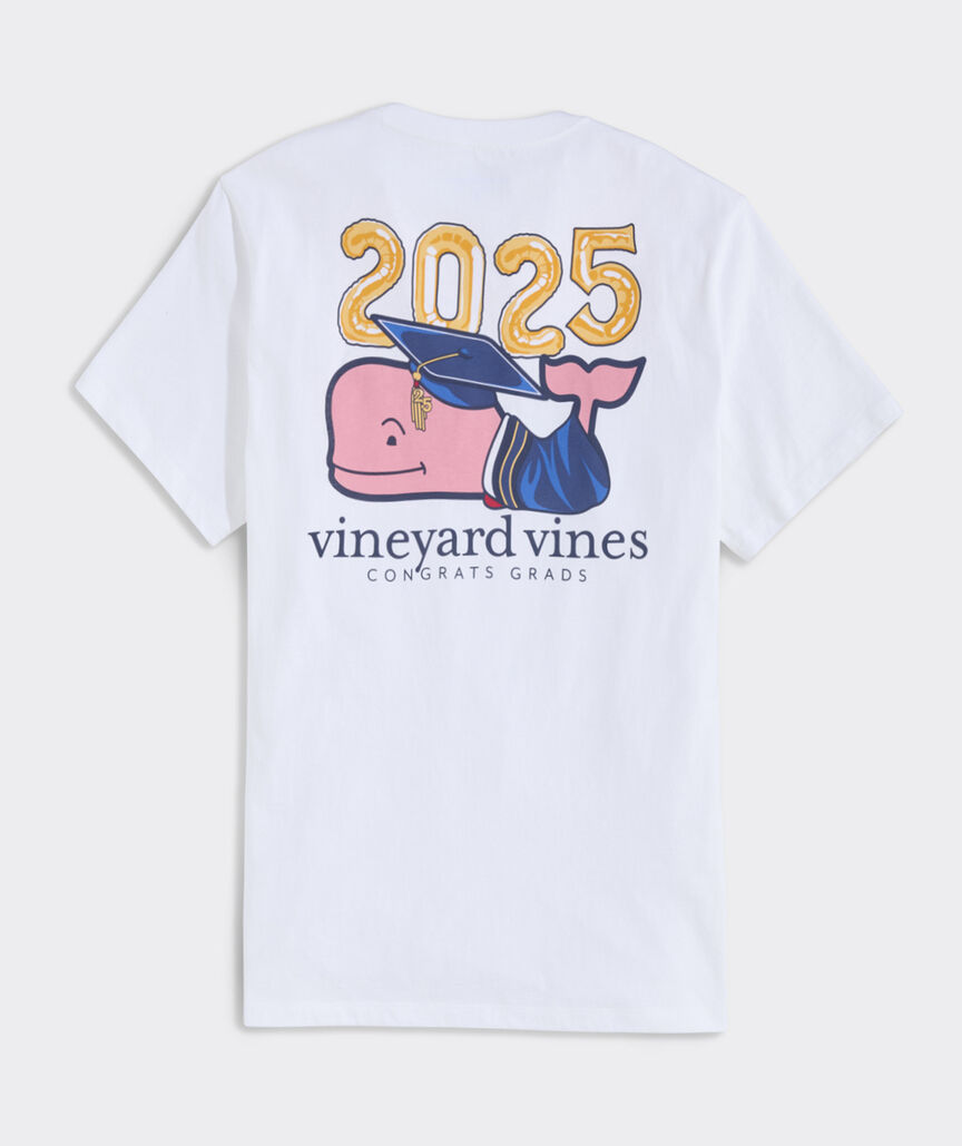 2025 Graduation Whale Short-Sleeve Pocket Tee