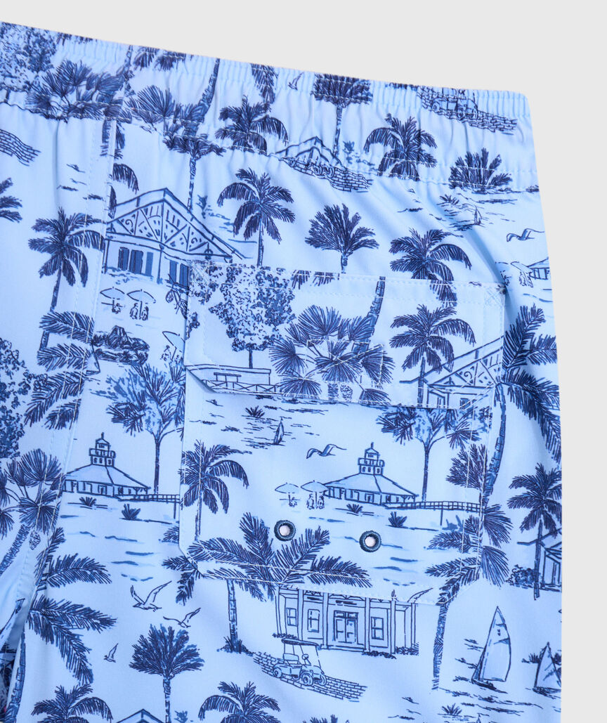 OUTLET Boys' Gasparilla Scene Chappy Swim Trunks