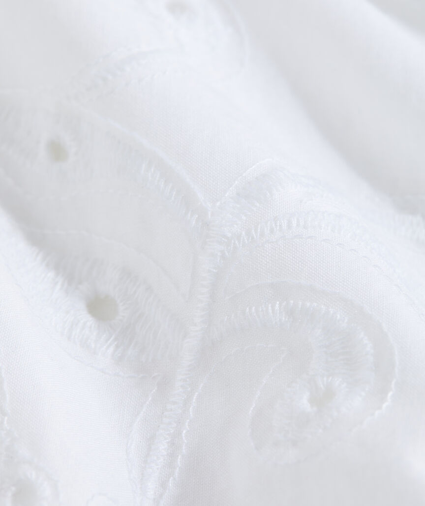 Anne Eyelet Shirtdress