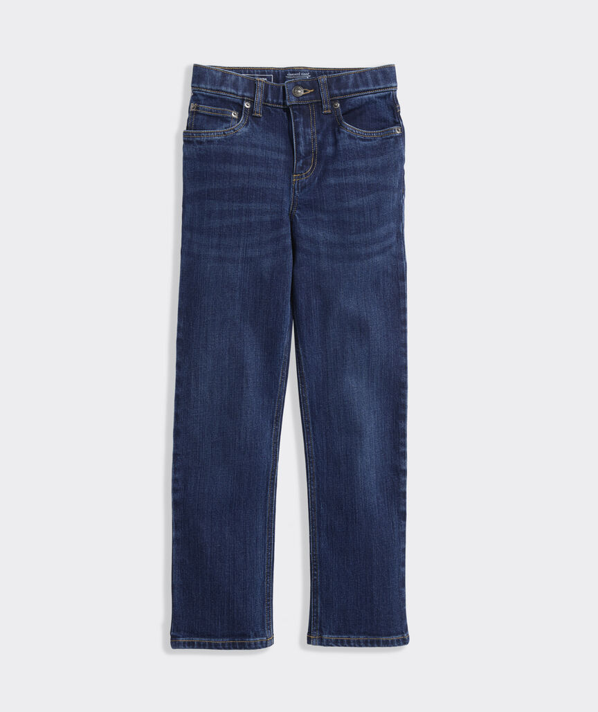 Boys' Indigo Slim Straight Jeans