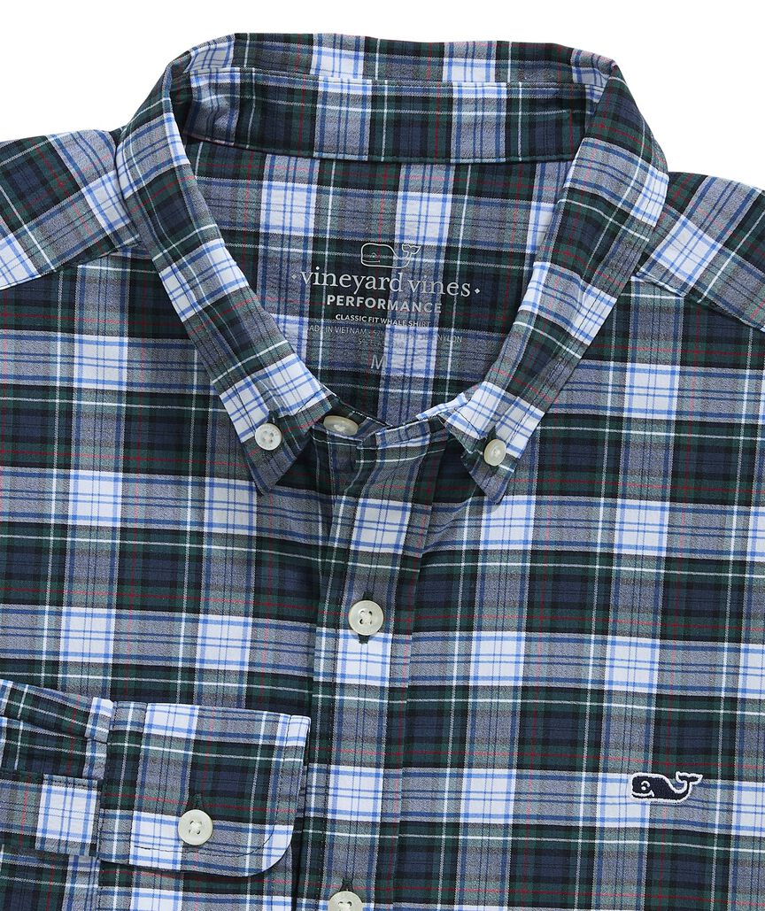OUTLET Performance Twill Plaid Shirt