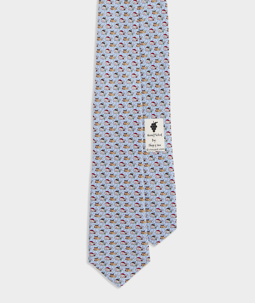 Boys' Santa's Helper Printed Tie
