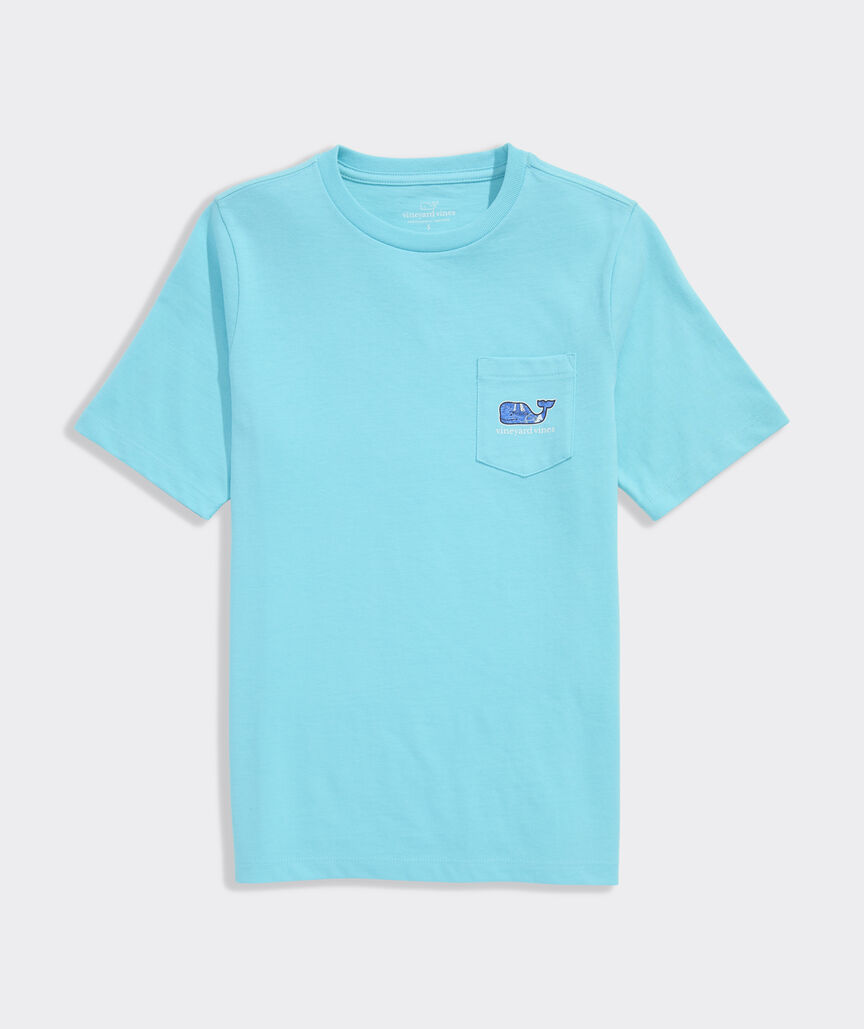 Boys' Sailing Whale Short-Sleeve Pocket Tee