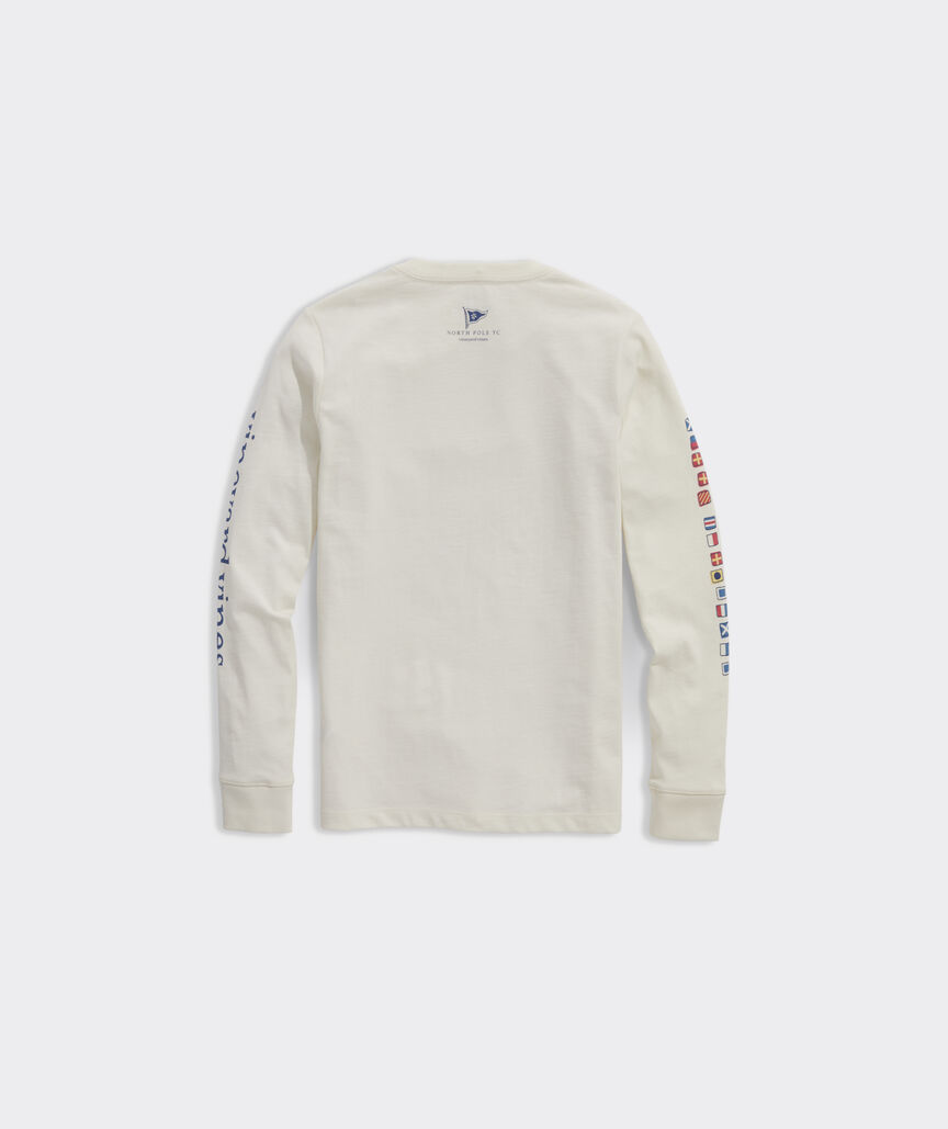 Boys' Merry Christmas Burgees Long-Sleeve Tee