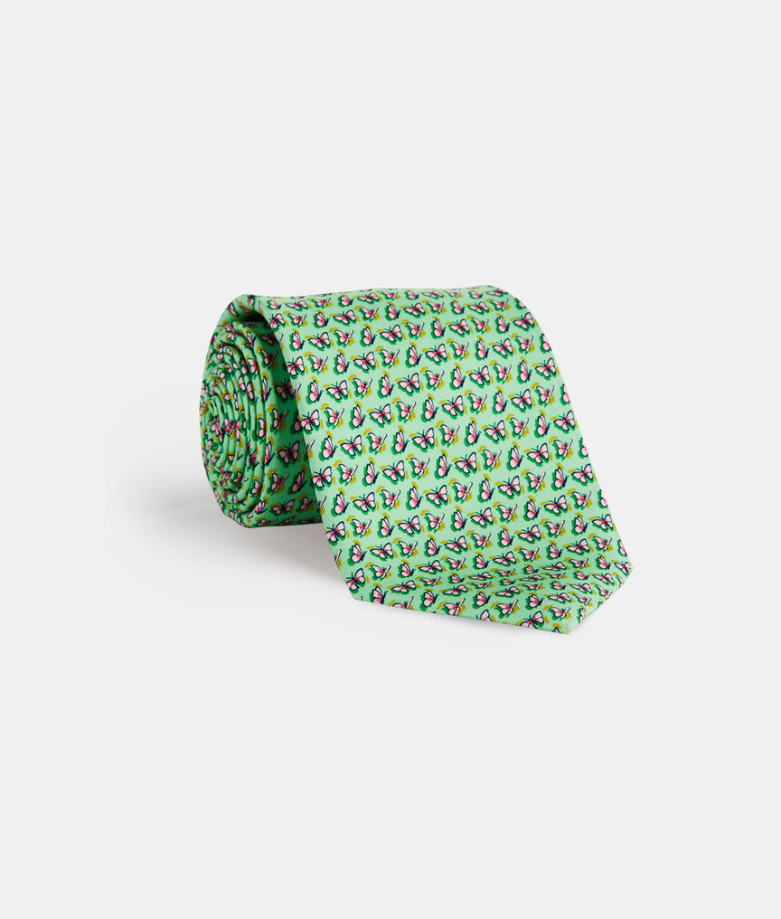 Butterfly Printed Tie