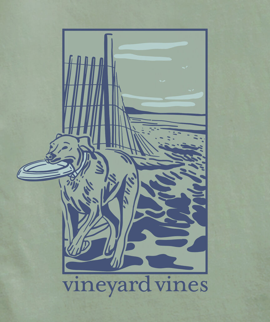 OUTLET Beach Frisbee Short-Sleeve Pocket Tee