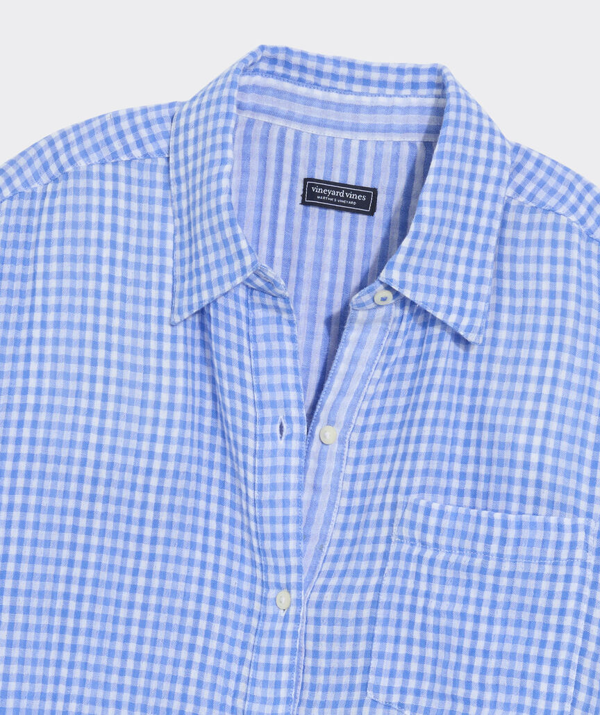 Birdie Double Gauze Button-Down