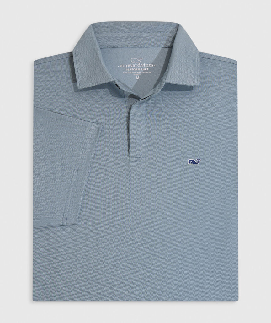 OUTLET Performance Herringbone Polo