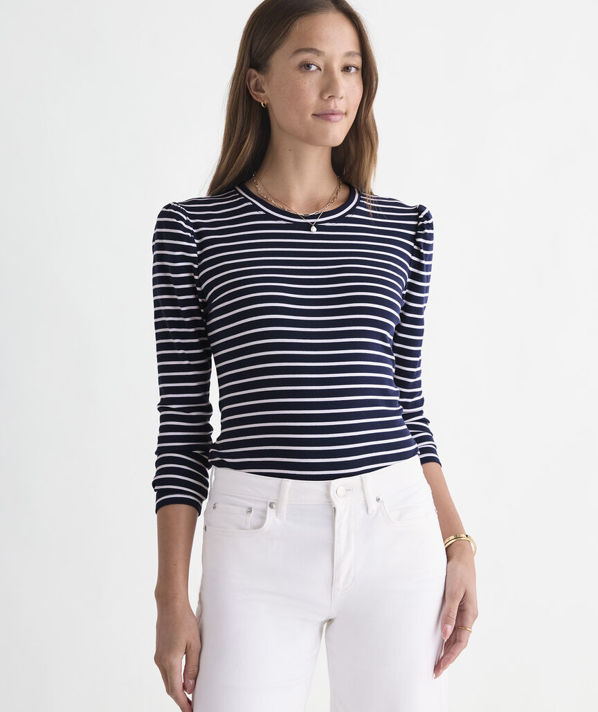 Deluxe Puff-Sleeve Top
