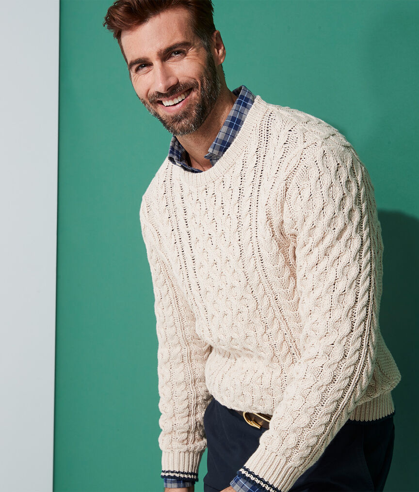 Fisherman Crewneck Sweater