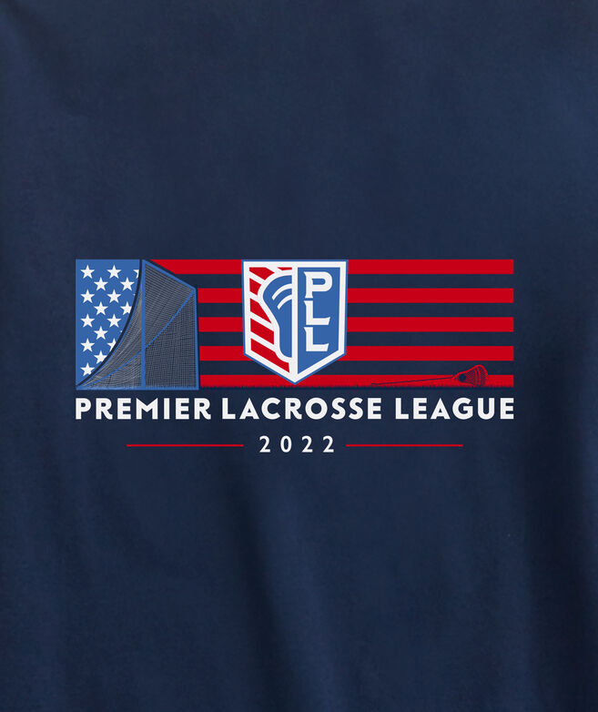 Premier Lacrosse League Americana Logo Long-Sleeve Pocket Tee
