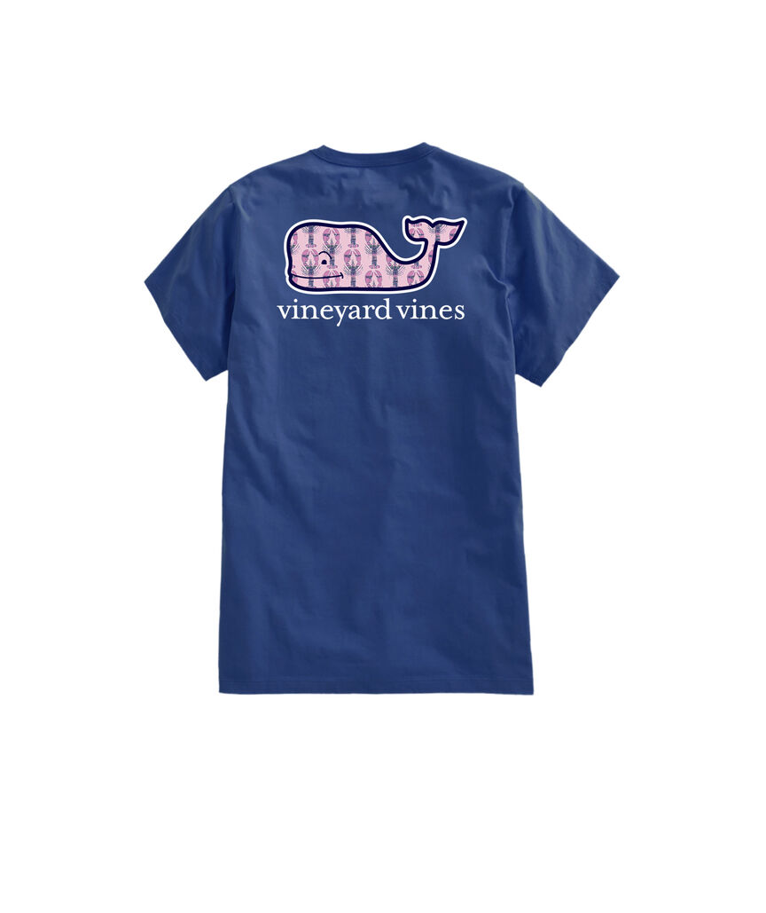 OUTLET Indigo Lobsters Short-Sleeve Pocket Tee