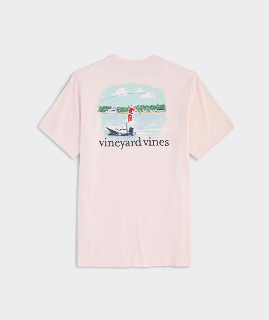 Shop Santa Casting Short-Sleeve Pocket Tee at vineyard vines