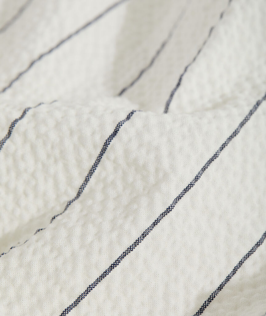 Seersucker Pleated Shorts