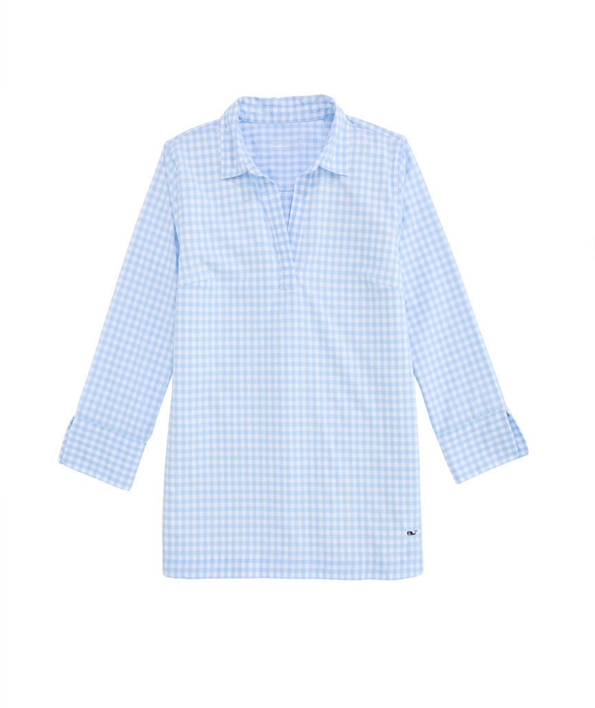 OUTLET Performance Gingham Lucaya Tunic