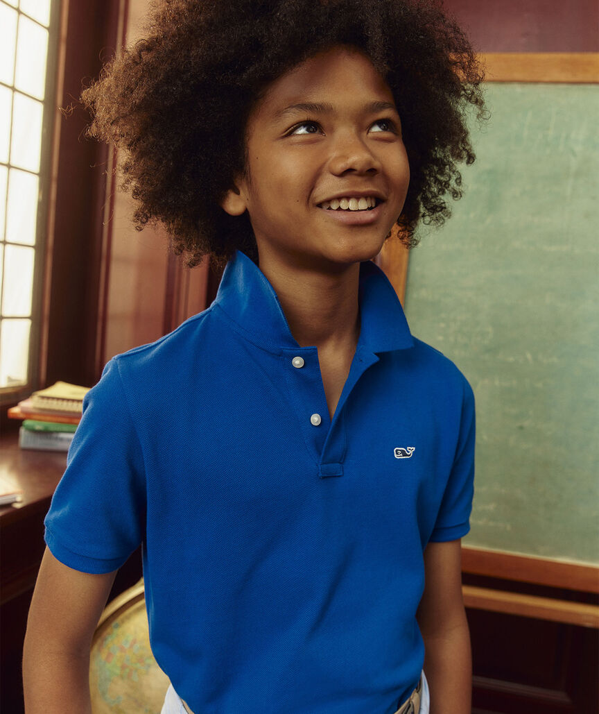 Boys' Heritage Pique Polo