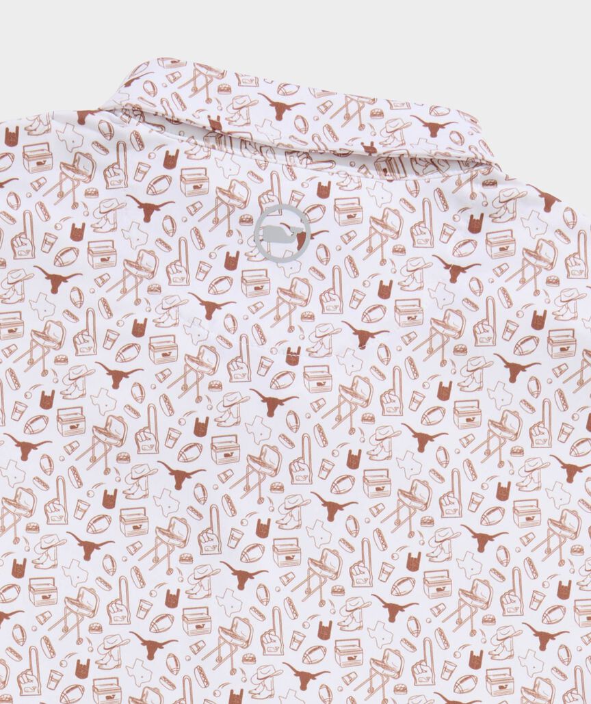 University of Texas Men's Printed Sankaty Polo