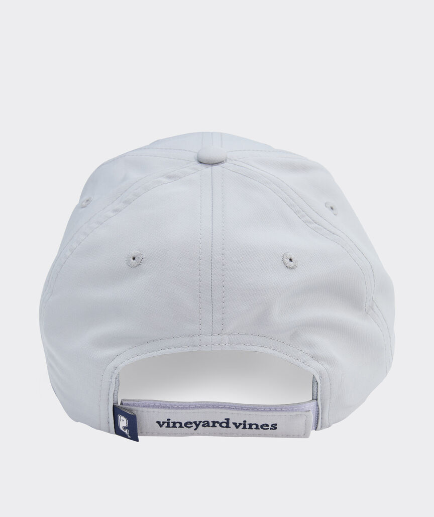 Embroidered Whale Patch Performance Baseball Hat