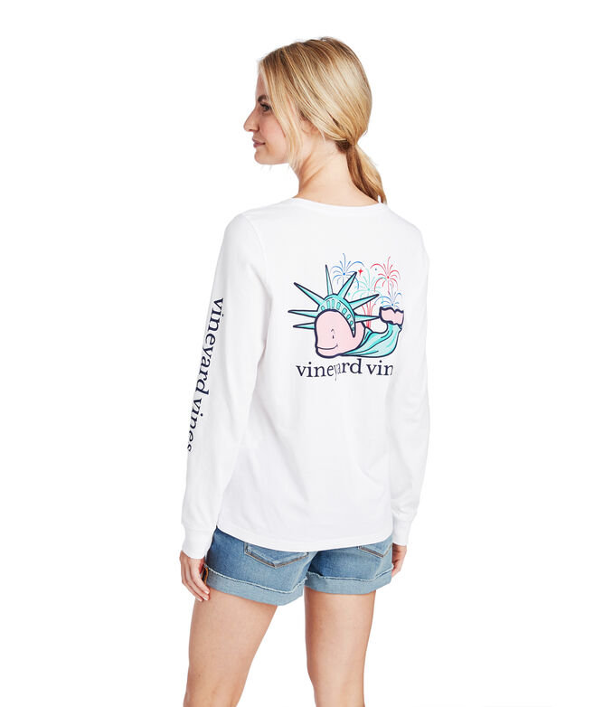 Shop Statue Of Liberty Whale Tee at vineyard vines
