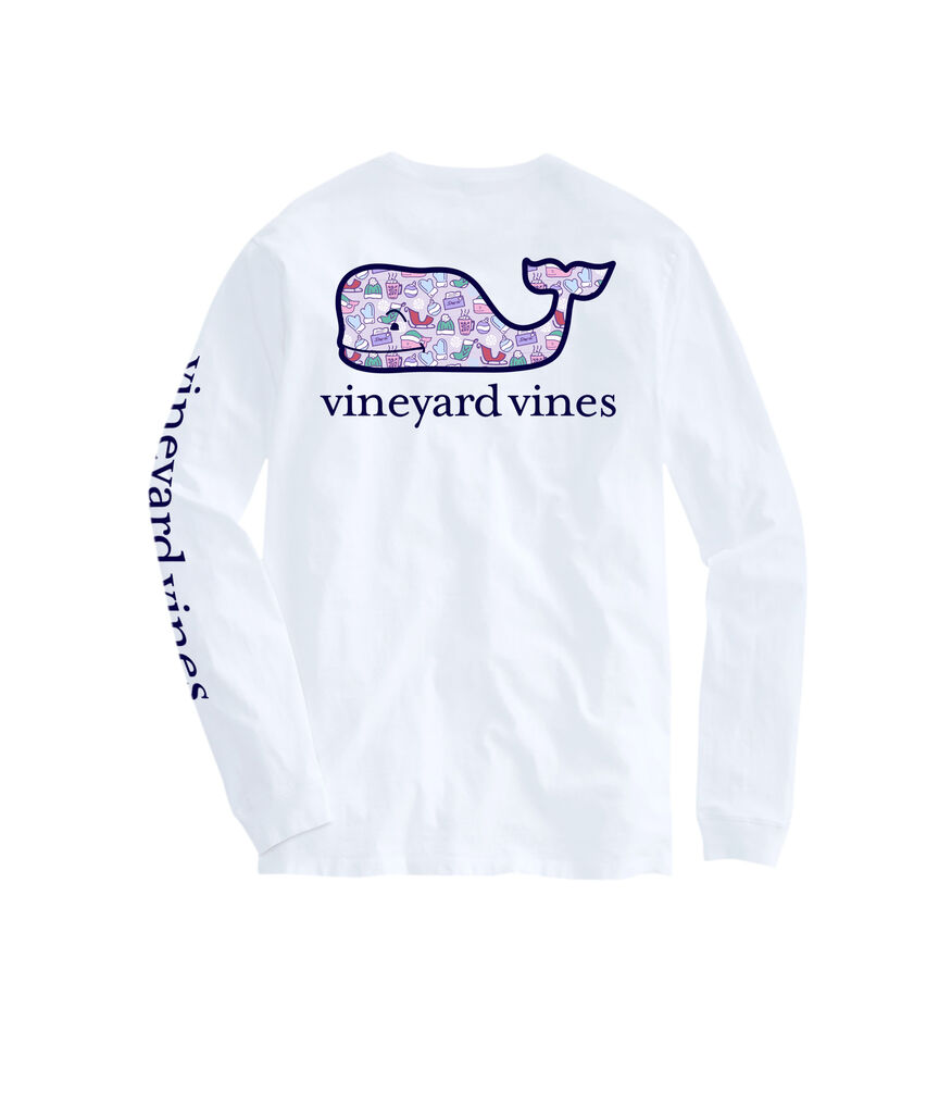 OUTLET Holiday Haul Whale Long-Sleeve Pocket Tee
