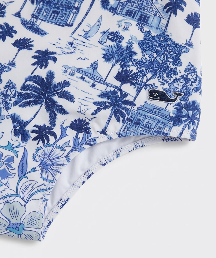 OUTLET Girls' Gasparilla Scene One-Piece