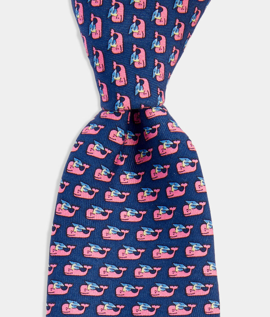 Boys' 2020 Grad Whale Printed Tie
