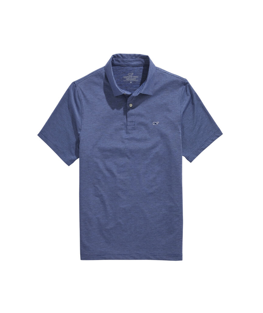 OUTLET St. Jean Stripe Performance Polo