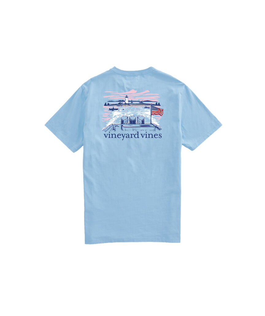 OUTLET Lighthouse Wakes Short-Sleeve Pocket Tee