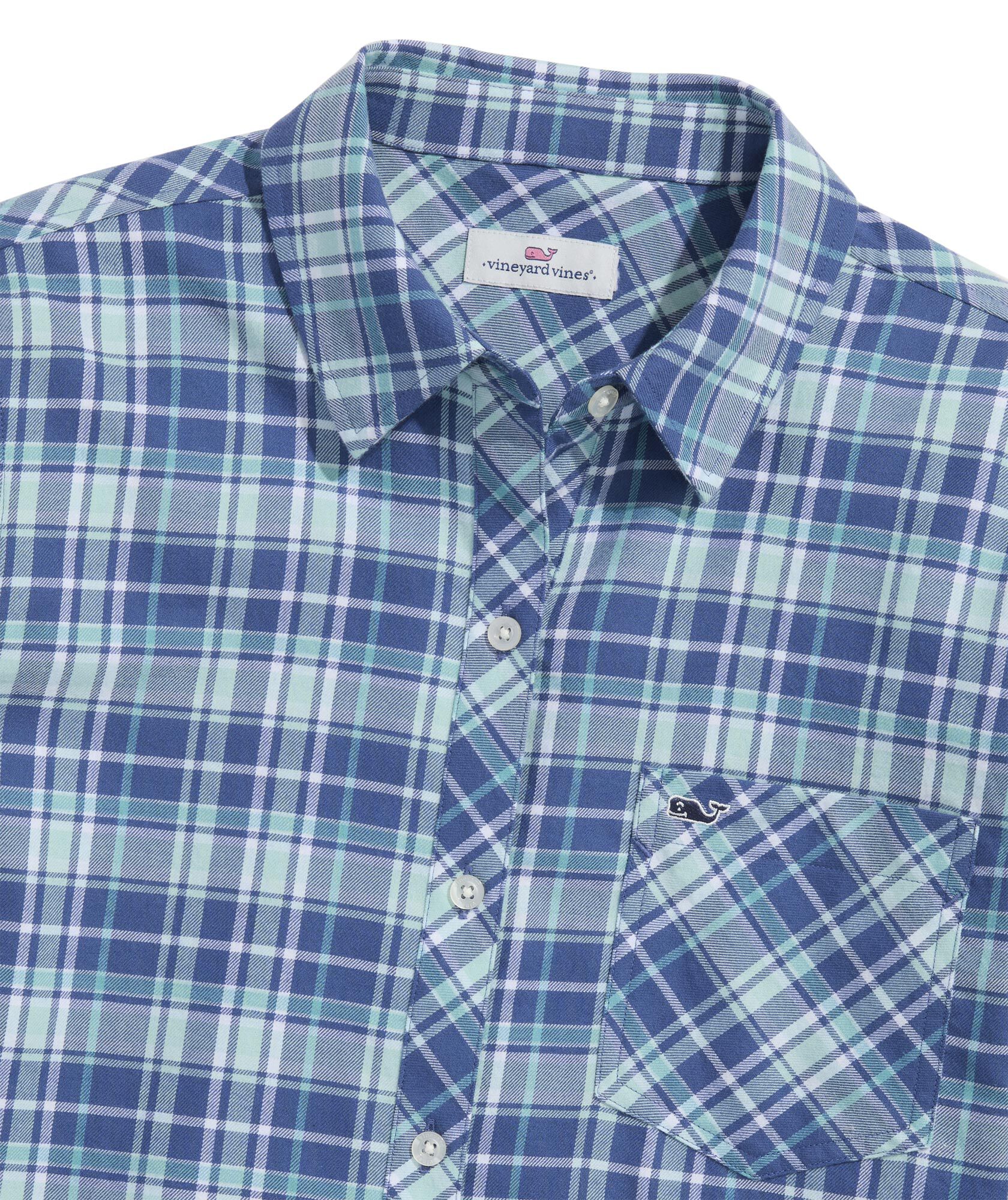 OUTLET Plaid Flannel Relaxed Button-Down