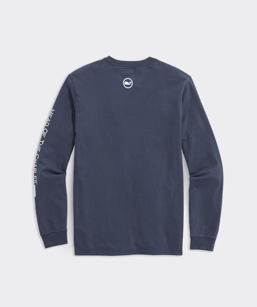 Head Of The Charles® Oars Logo Long-Sleeve Pocket Tee