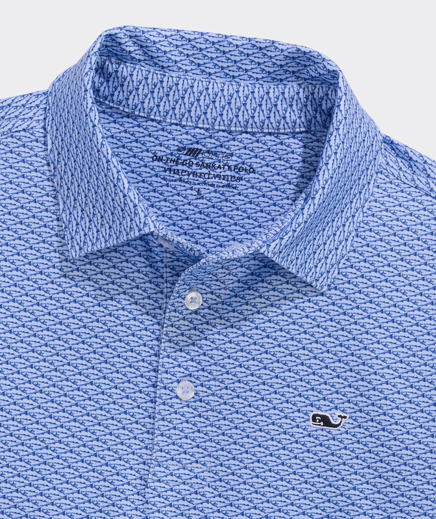 Boys' Performance Printed Sankaty Polo