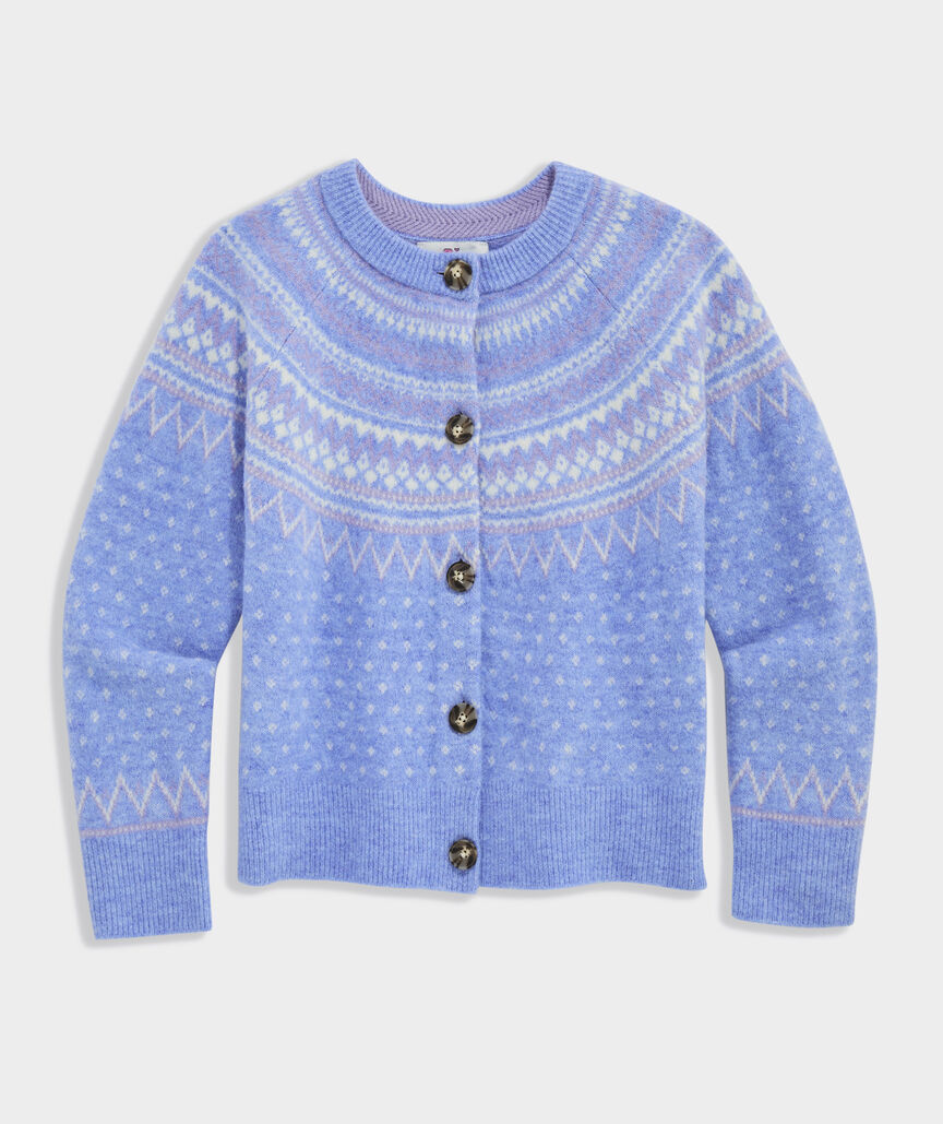 Girls' Fair Isle Cardigan