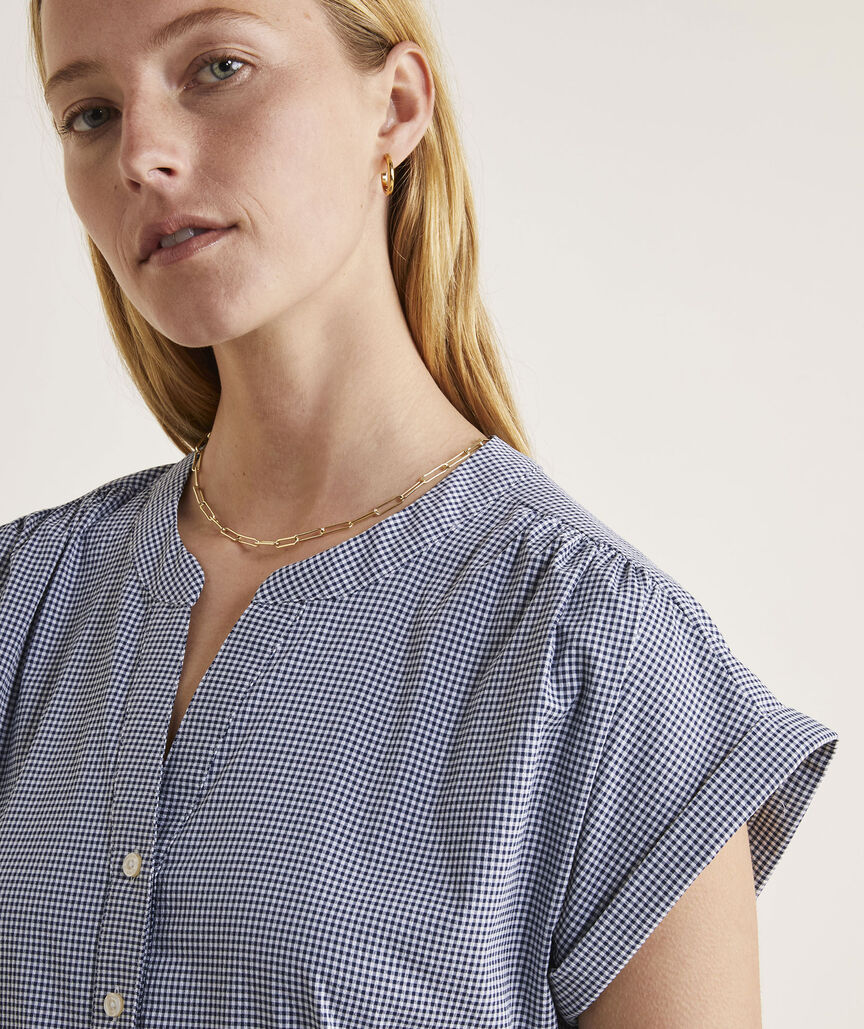 Harbor Tiered Shirtdress