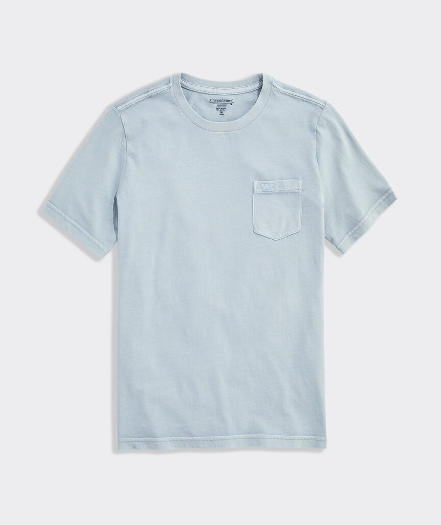 Boys' Garment-Dyed Surf Pocket Tee
