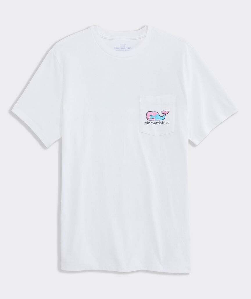 Rippled Fish Whale Short-Sleeve Pocket Tee
