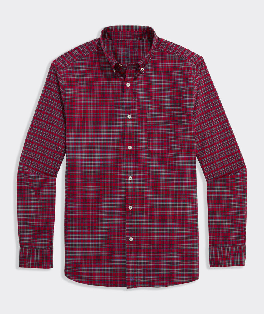 Performance Cotton Tartan Plaid Shirt