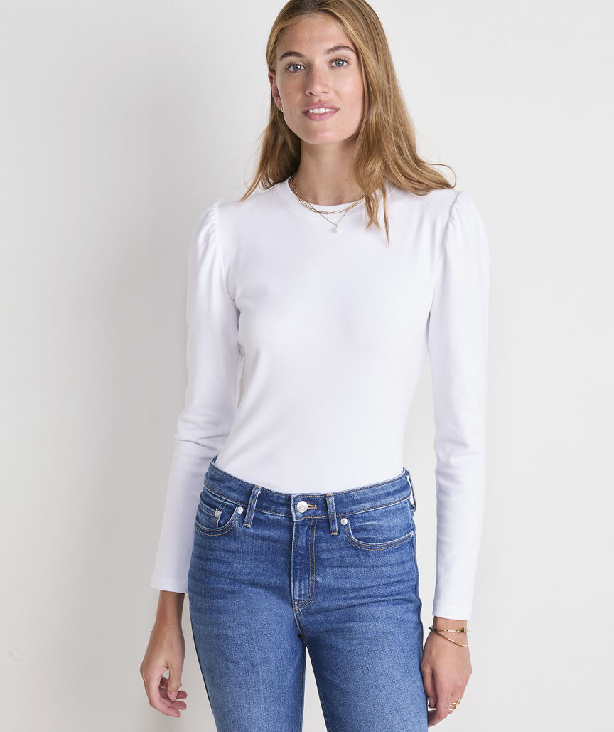 Deluxe Puff-Sleeve Top