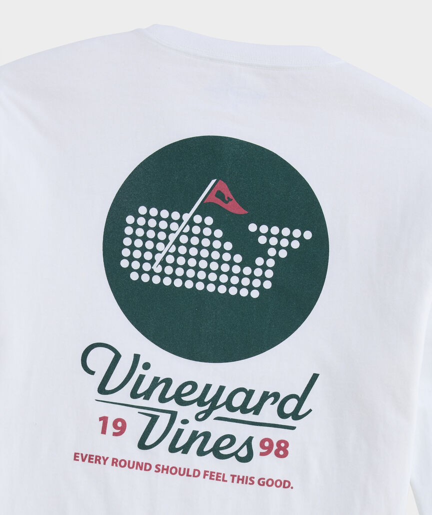 Golf Ball Tee Whale Long-Sleeve Pocket Tee