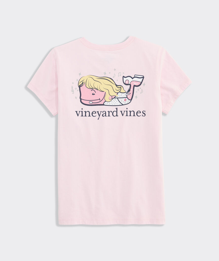 Girls' Pop Star Whale Short-Sleeve Pocket Tee