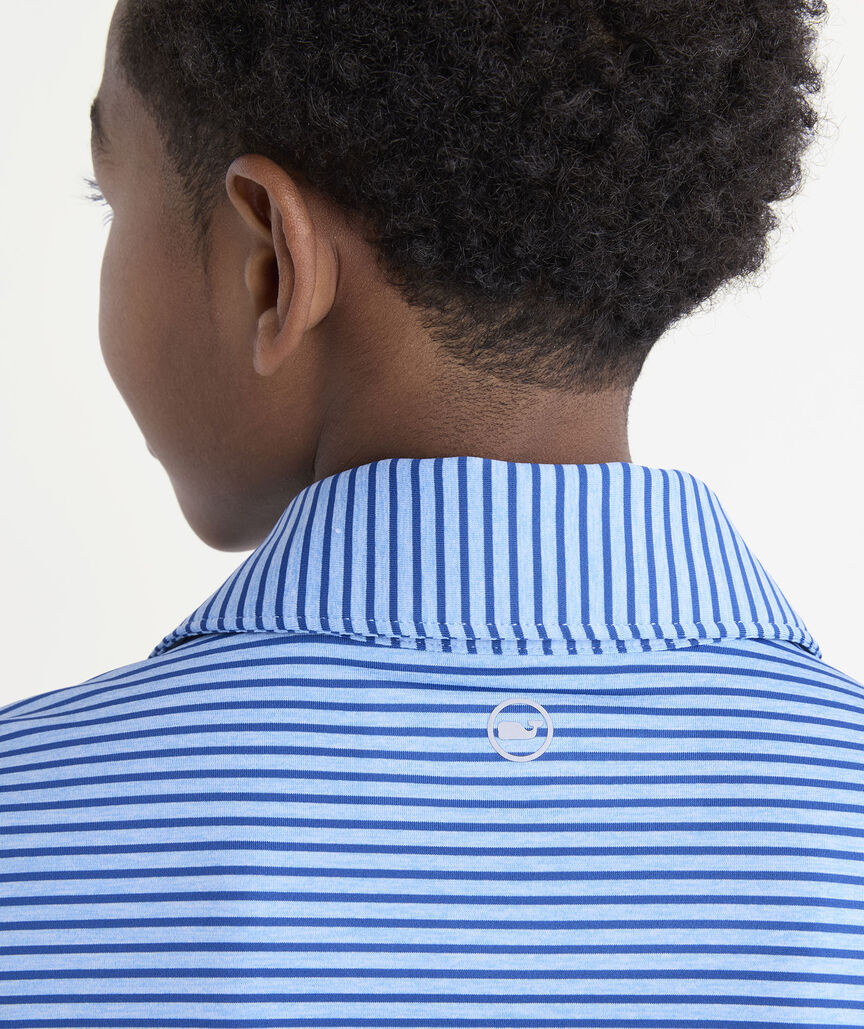 Boys' Performance Bradley Stripe Sankaty Polo