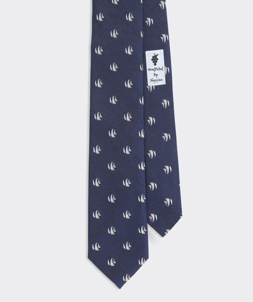 Sailboats Kennedy Tie