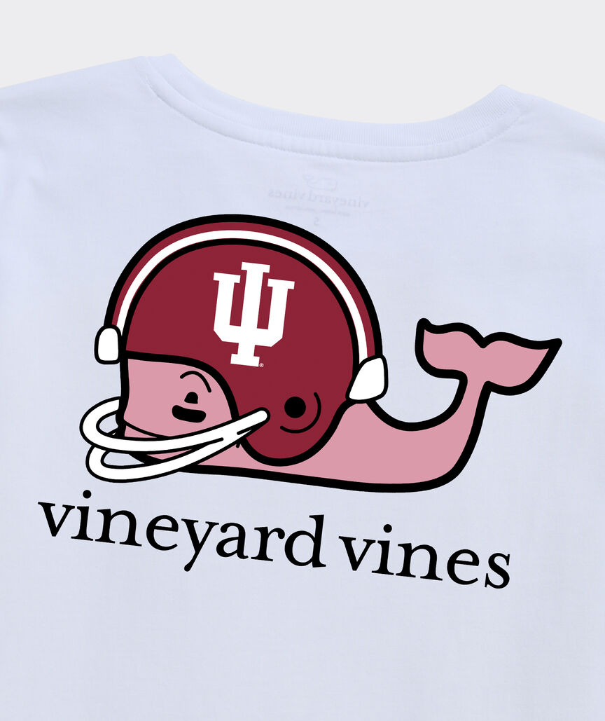 Indiana University Boys' Football Whale Short-Sleeve Pocket Tee