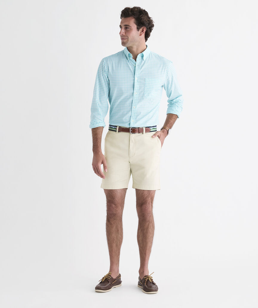 Performance Cotton Skysail Gingham Shirt